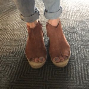 Espadrilles suede in rust colour 7